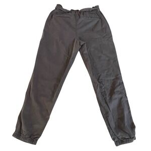 Hollister Womens Ultra High Rise Jogger Pants Charcoal Grey Paperbag Waist Small
